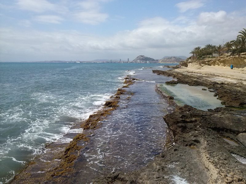 Cala de los Cantalars, en el Cabo de la Huerta, Alicante