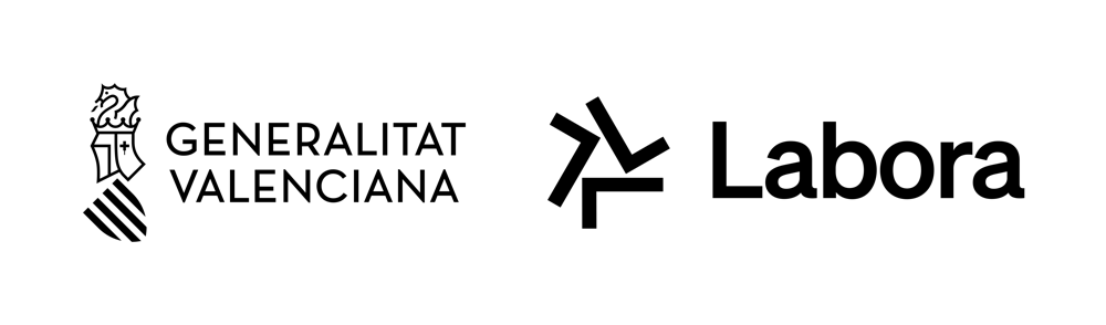 Logos oficiales de LABORA y Generalitat Valenciana
